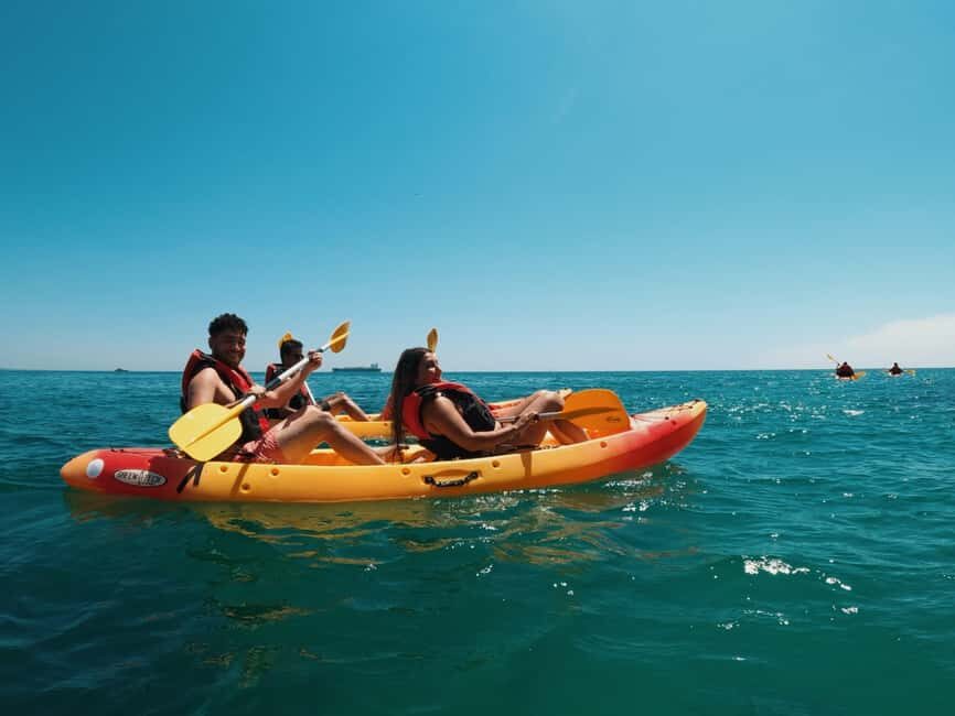 Arrábida: Kayak Snorkeling & Beach Lounge/Pick-Up Available - Price and value: what $97 actually covers
