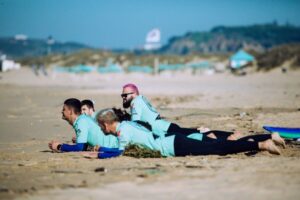 Aulas de Surf/Surf Lesson - Lisboa - Cascais beach lineup: Torre to Praia Grande based on conditions