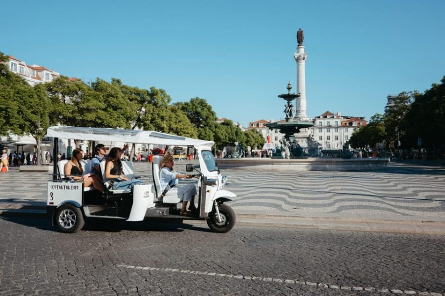 Belém: Private City Tour by Eco Tuk Tuk - Stop 1: The 25 de Abril Bridge View From a Scenic Ride