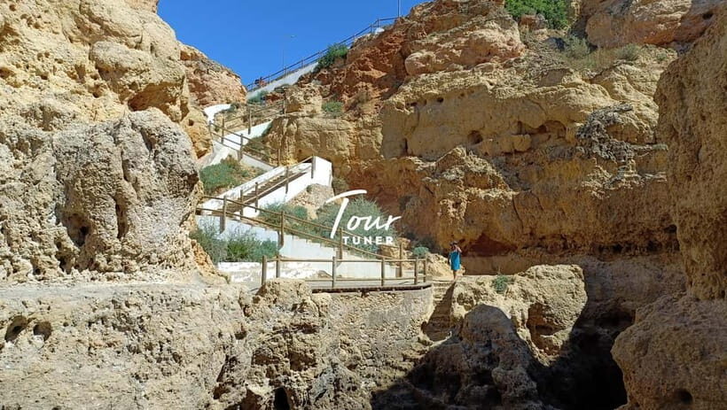 From Lisbon: Algarve, Benagil Sea Cave Full-Day Private Tour - Algar Seco: Boardwalk Views Over Limestone Grottos