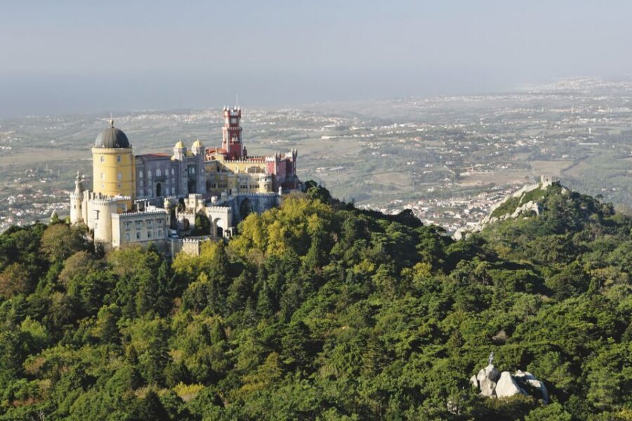 From Lisbon: Full-Day Sintra Tour by Luxury Car or Minivan - Quinta da Regaleira: wells, grottoes, and water features with a plot