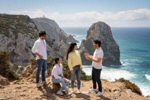 From Lisbon: Sintra, Pena Palace & Cabo da Roca Hiking Tour - The air-conditioned van from central Lisbon: value in the details