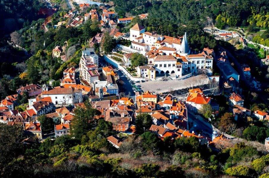 From Lisbon: Sintra, Pena Palace, Regaleira, Guided Day Tour - Quinta da Regaleira: mystical gardens and the Initiatory Well