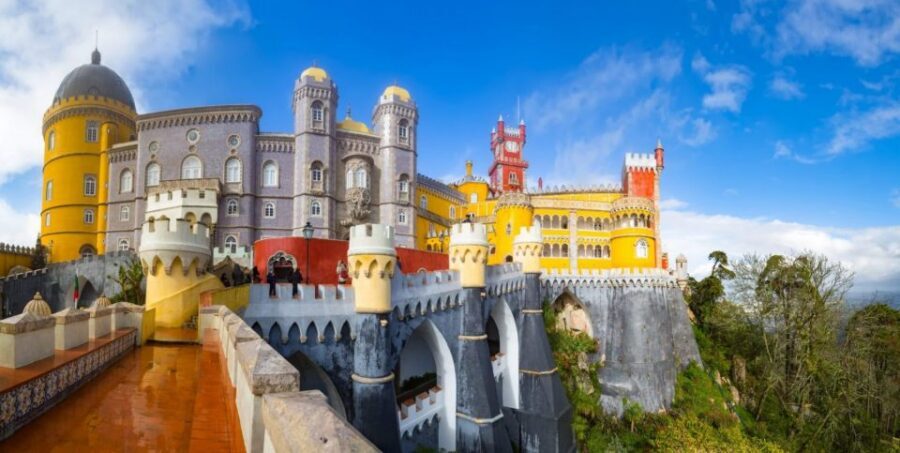 From Lisbon: Sintra Private Tour Full-Day in a Premium Car - Pena National Palace: the color, the drama, and the design mashup