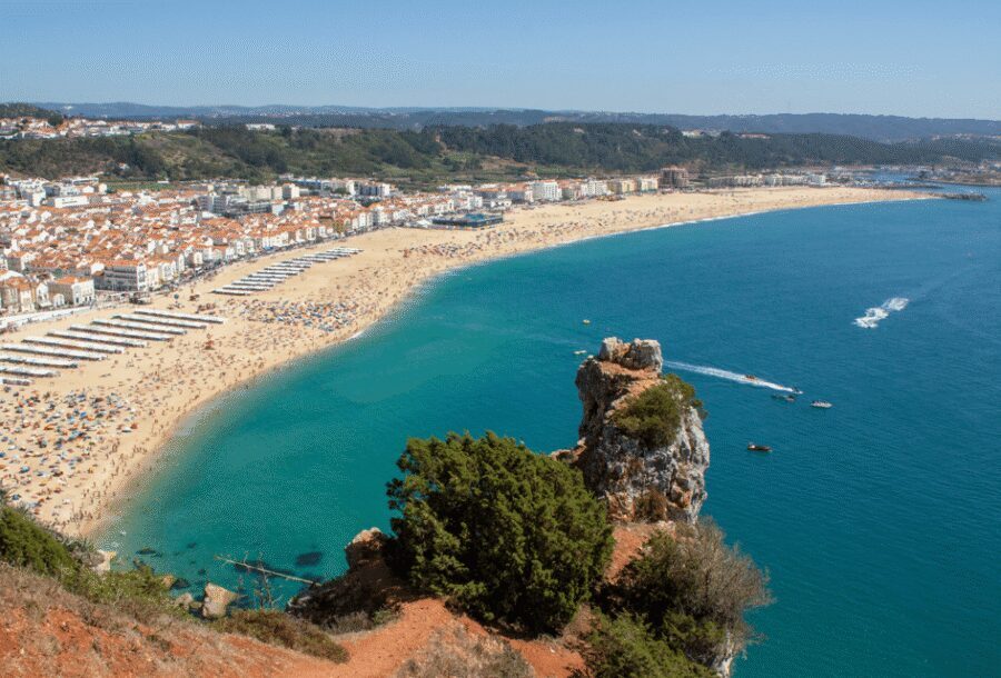 From Lisbon: Tour to Óbidos and Nazaré - Medieval Village, Sour Cherry and Iconic Beaches - Transportation and small-group comfort in an air-conditioned van