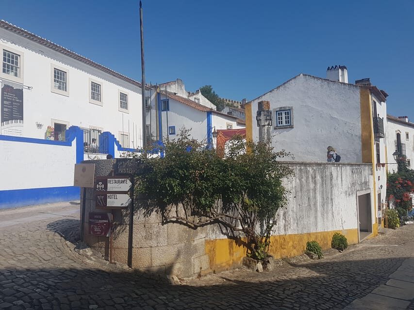 From Nazare: Road by the coast to Obidos - São Martinho do Porto: the quick sea moment that sets the tone