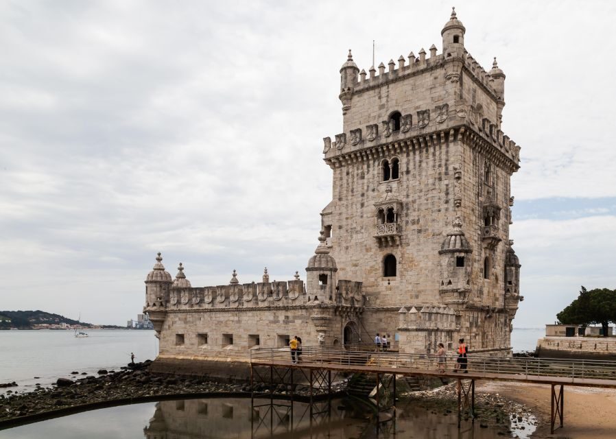 Full city of Lisbon on board of a private car - Cristo Rei and the 25th of April Bridge: Time for One Big Skyline Moment
