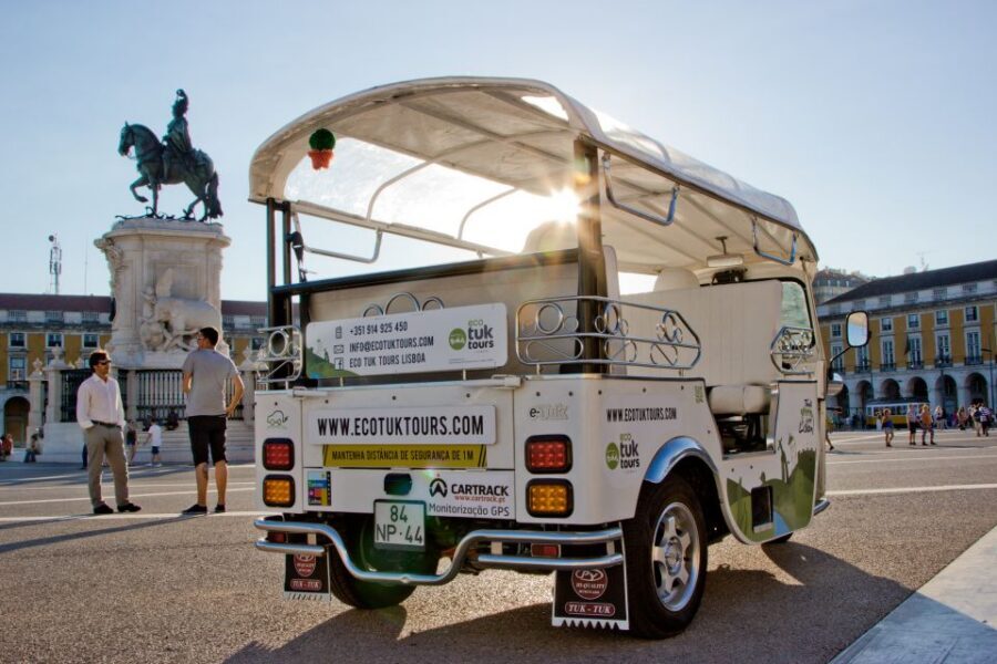 Lisbon: 2-Hour Belém and the Golden Era Tour by Eco-Tuk - Eco-Tuk comfort: blankets, side cover, and keeping it smooth