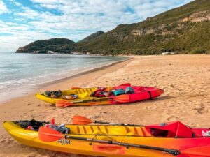 Lisbon: Arrábida Kayak and Coasteering Adventure Tour - Gearing up with 5mm wetsuits and helmets (yes, it’s worth it)