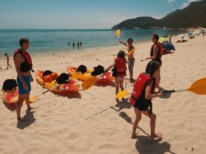 Lisbon: Arrábida Kayak & Wild Beach Snorkeling with Pickup - Portinho da Arrábida Kayak Time: Practical Paddling With a Real Teaching Focus