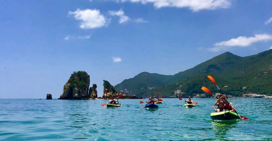 Lisbon: Full-Day Arrabida Kayak Tour with Picnic - Pedra da Anixa and the sea-cave moment