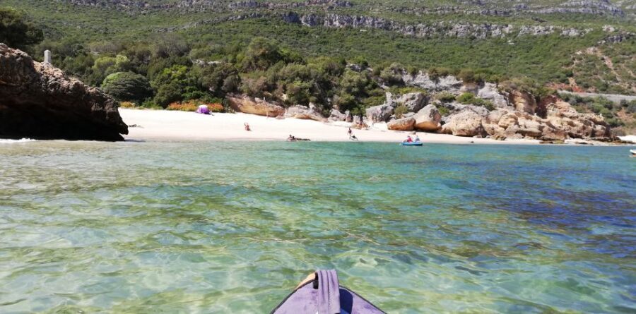 Lisbon: Full-Day Arrabida Kayak Tour with Picnic - Praia dos Coelhos: picnic lunch on the wild beach