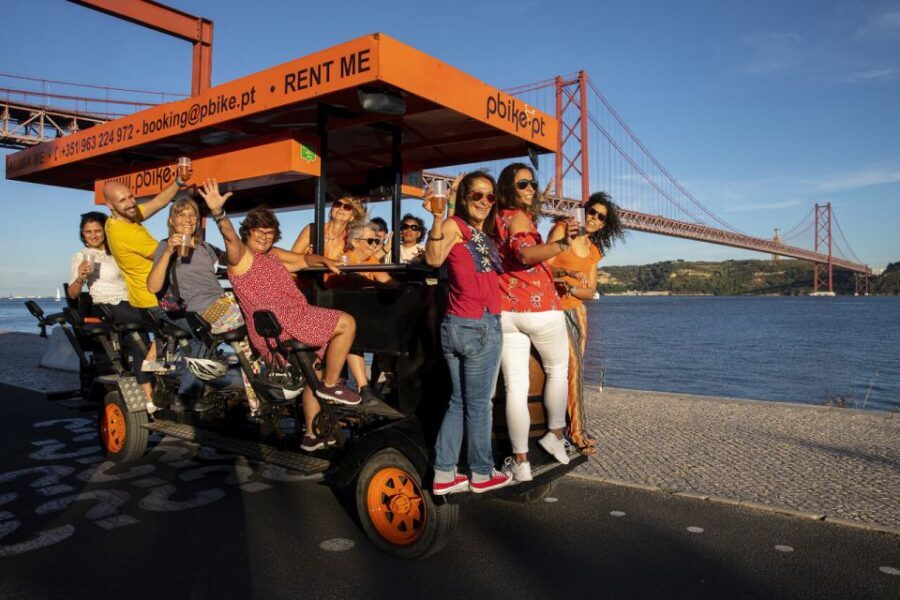 Lisbon: Fun Beer Bike by the Seafront - Rolling Along the Tejo Seafront: The Part That Feels Easiest