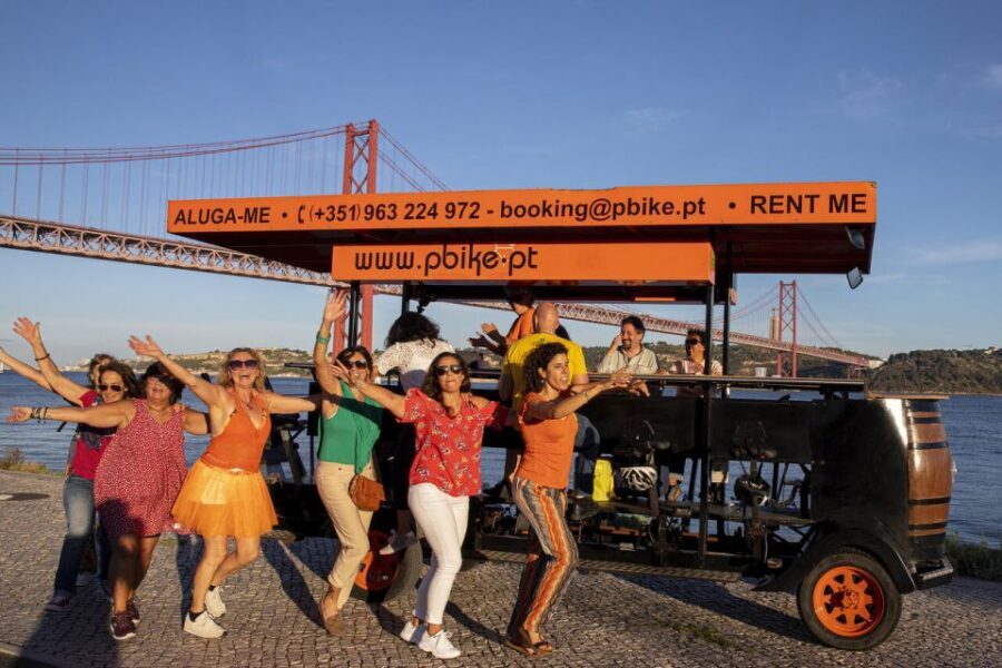 Lisbon: Fun Beer Bike by the Seafront - How the Pedal System Works (and Why It Matters)