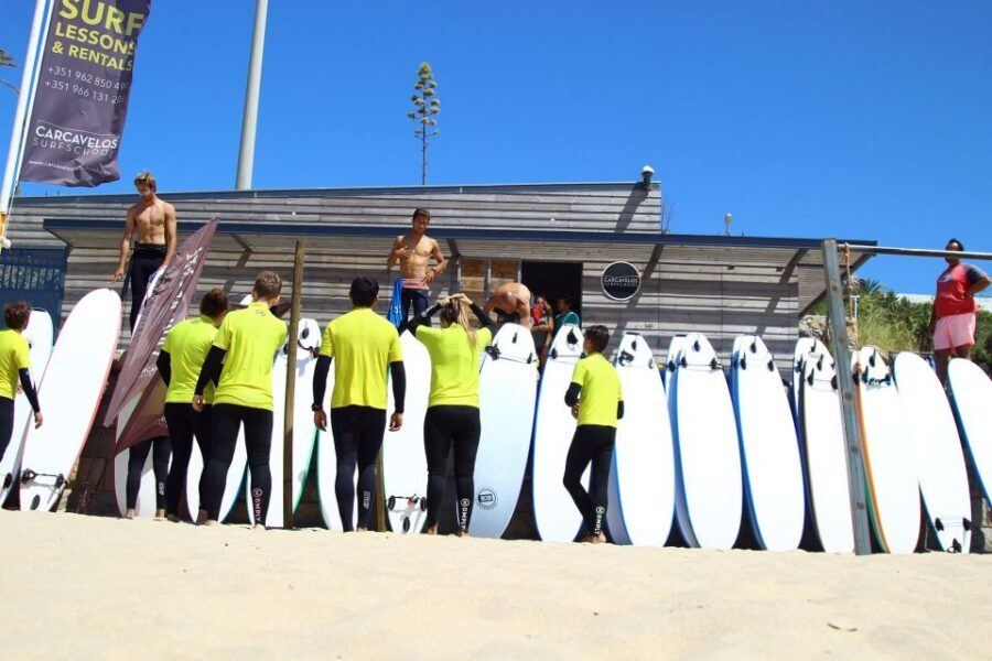 Lisbon: Guided Surfing Tour & Lessons - Equipment, safety, and post-surf comfort (showers included)