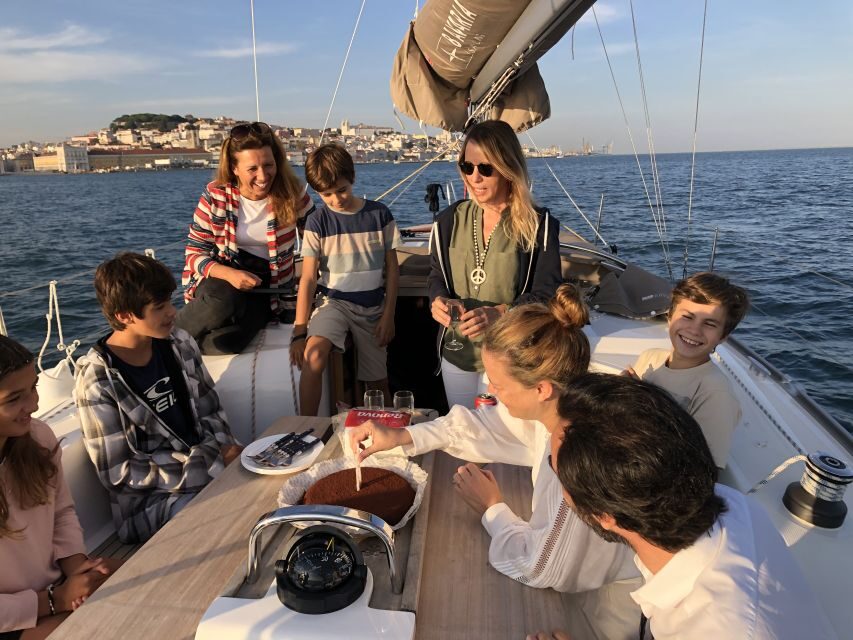 Lisbon: Luxury Private Sailing Boat Cruise on River Tagus - Cascais Bay option: sun time and a quick swim from the water