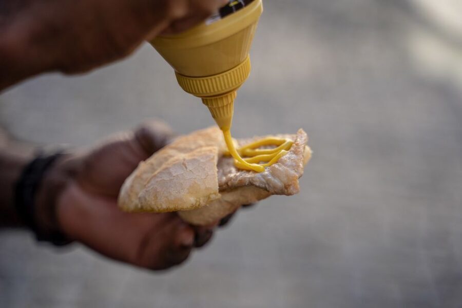 Lisbon: Segway Food Tour of Alfama and Old Town Lisbon - Walking through the itinerary stops, one by one