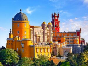 Lisbon: Sintra, Pena Palace and Cascais Region Private Tour - Sintra National Palace: Where the Royal Decor Hits You First