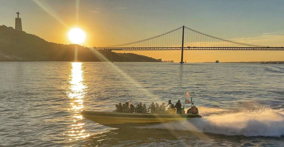 Lisbon Speedboat Sunset with Monuments Sightseeing - Stop-by-stop: the Tagus route and what to watch for