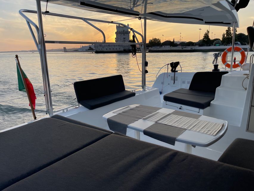 Lisbon: Sunset and Wine Luxury Catamaran Cruise - Watching Lisbon Change Color from the Water