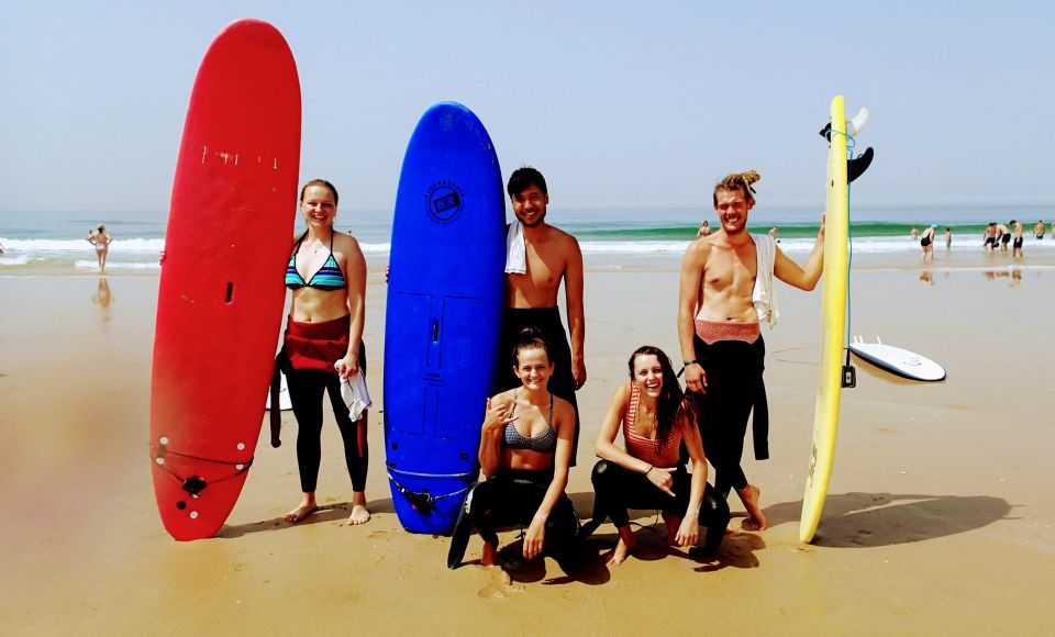 Lisbon: Surf or Bodyboard and Wine Tasting - Setúbal wine tasting in a historic cellar