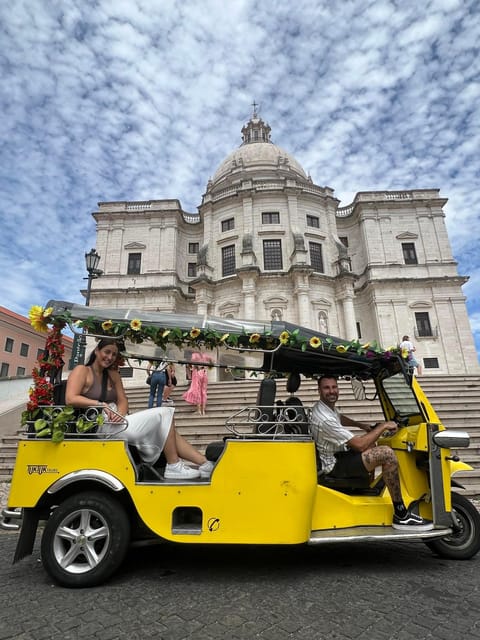 Lisbon:Half-day Guided Tuk Tuk Tour OldTown CityCenter Belem - Graça viewpoints: Portas do Sol and Nossa Senhora do Monte photos