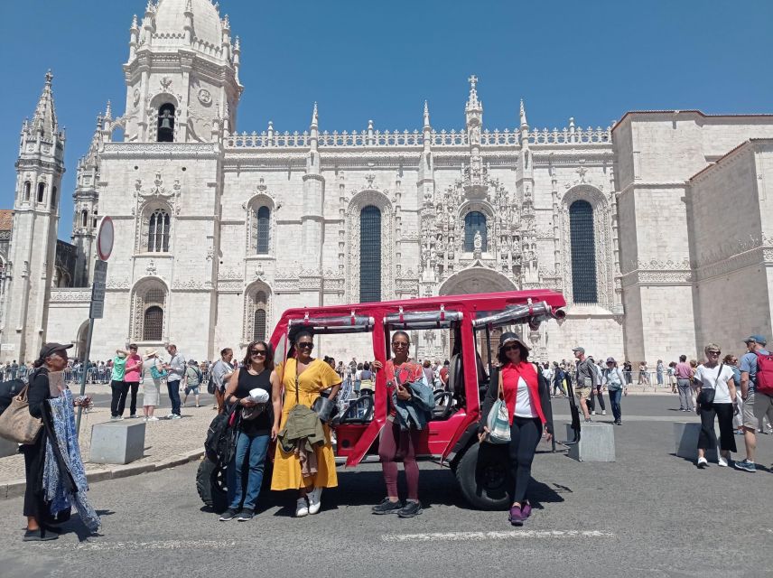Lisbon:Private guided historical sightseeing Tour by TUK-TUK - Time at the big sights: where you’ll walk, where you’ll ride, and what to plan around