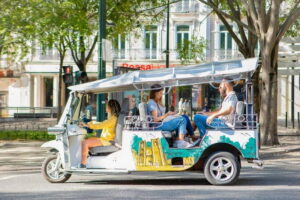 Private Tuk Tuk Tour Lisbon Old Town - Silent electric tuk-tuk comfort on steep Lisbon streets
