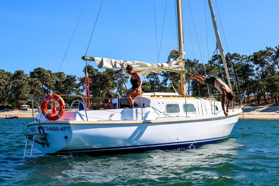 Serra da Arrábida : Sailing Tour - The Sado Estuary: Dolphins and Quiet Water Time