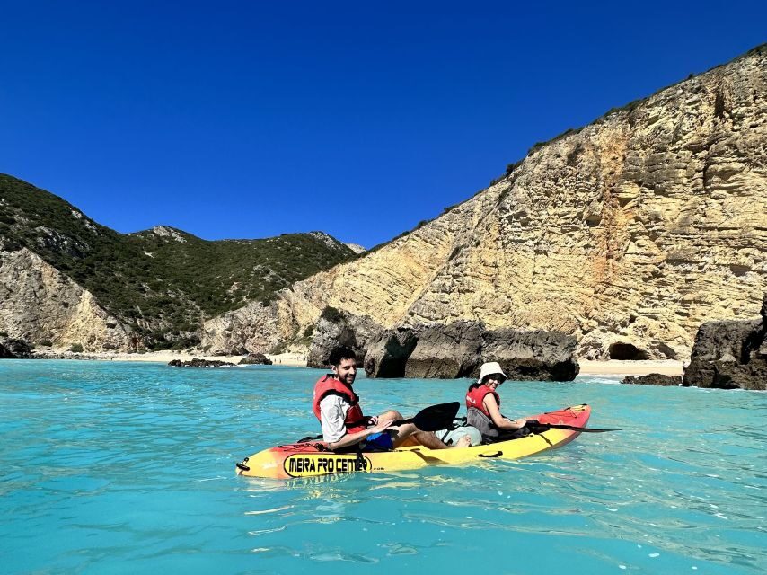 Sesimbra: Arrábida Natural Park Kayak Tour - Ribeiro do Cavalo beach break: the colors, the privacy, and the sun reality