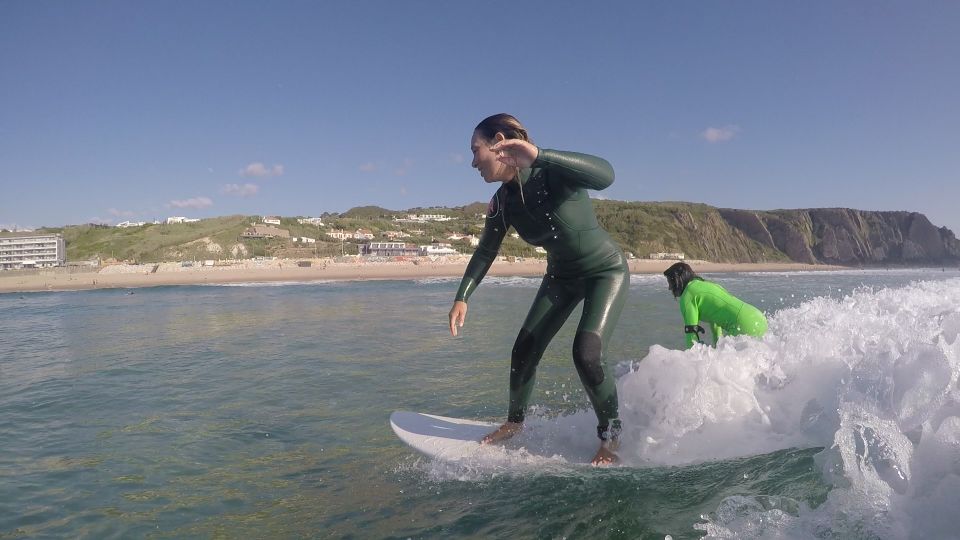 Sintra: 2-Hour Private Surf Lesson at Praia Grande - The 2-hour flow: warm-up practice, surf time, then technique knowledge