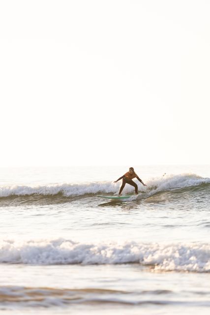 Sintra: 2-Hour Private Surf Lesson at Praia Grande - Equipment and sanitized wetsuits: comfort that directly affects performance