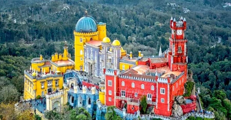 Sintra: Pena Palace, Moorish Castle, Regaleira, & Monserrate - Pena Palace and Park: why the views feel like theater
